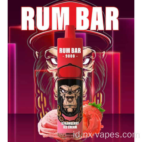 Rum bar 9k puffs sekali pakai grosir